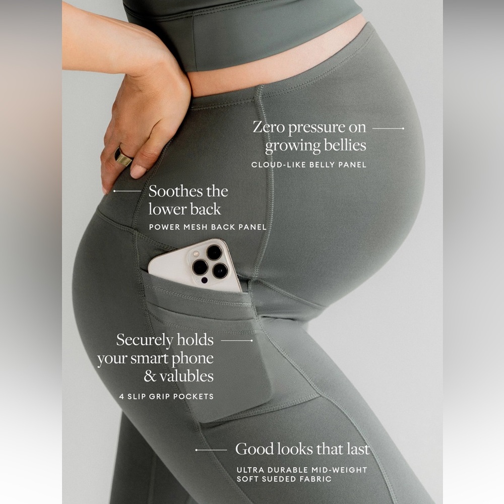 Blanqui Maternity Leggings with pockets